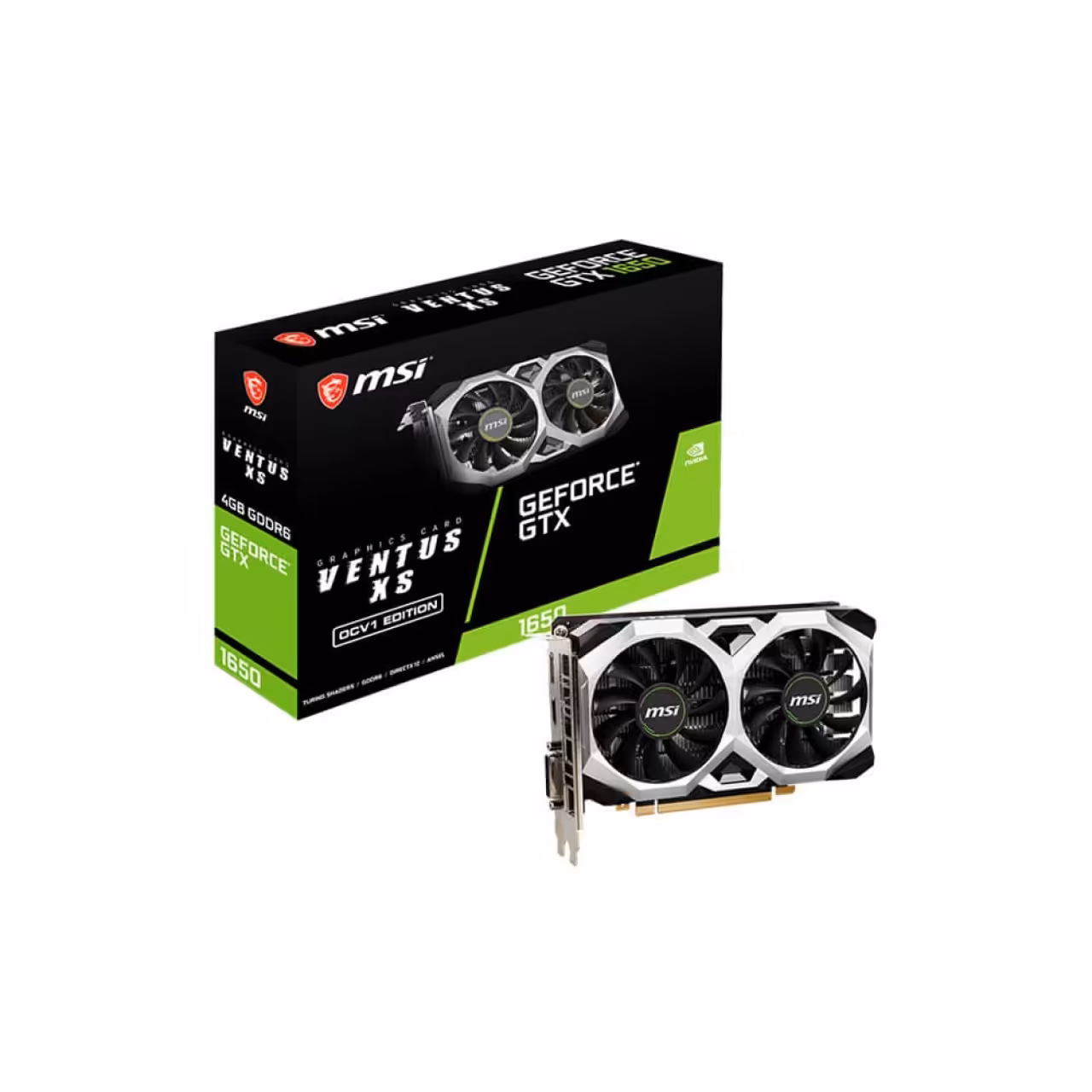 کارت گرافیک (4GB) MSI GTX 1650 D6 VENTUS XS OCV1