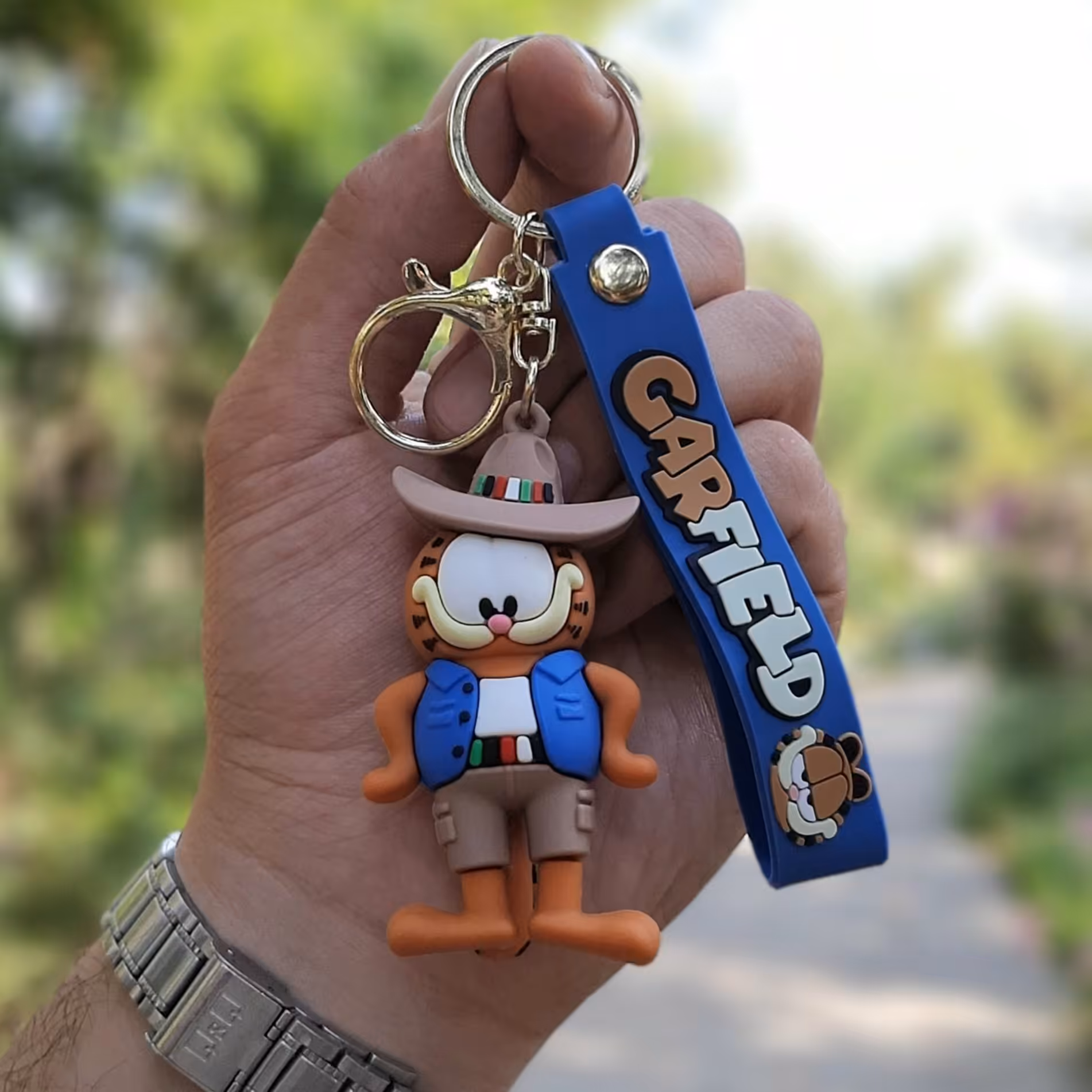 جاسوئیچی سیلیکونی اوجینال گارفیلد مدل کابوی