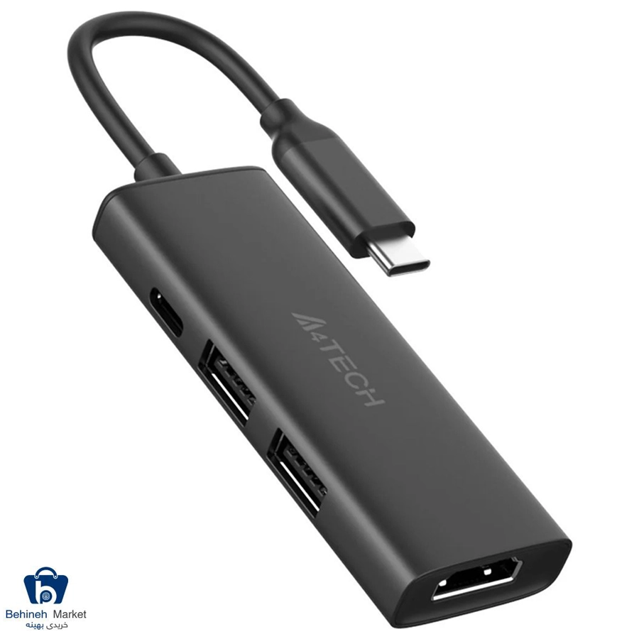 هاب 4 پورت Type-C ای فورتک مدل DST-40C