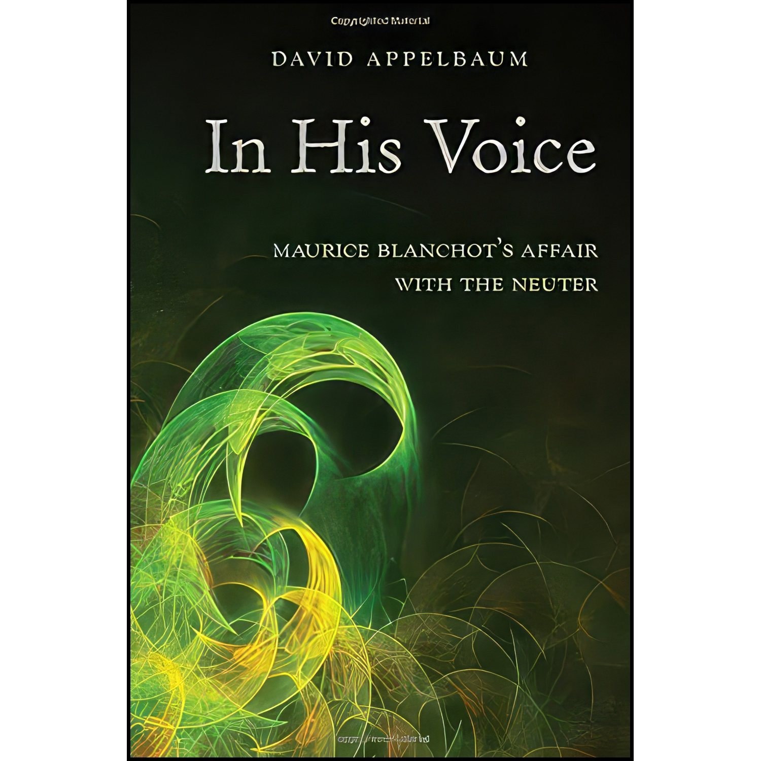 کتاب زبان اصلی In His Voice اثر David Appelbaum