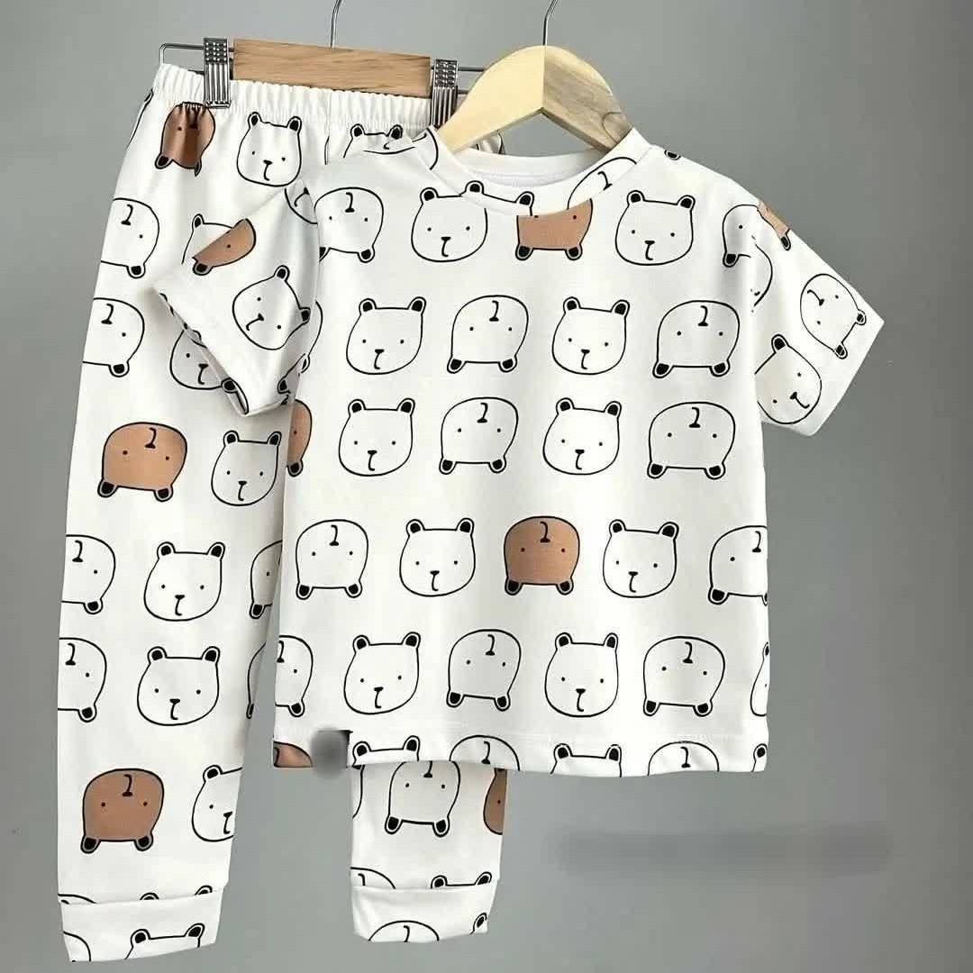 ست تیشرت و شلوار بچگانه خرسی