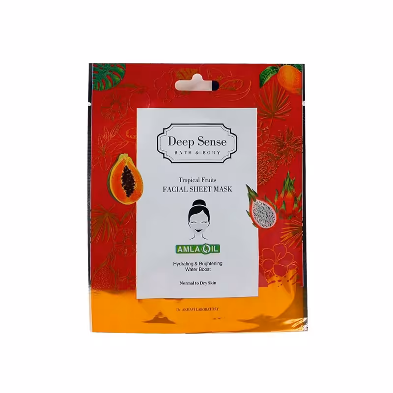 ماسک صورت نقابی دیپ سنس مدل تروپیکال حجم 25mL