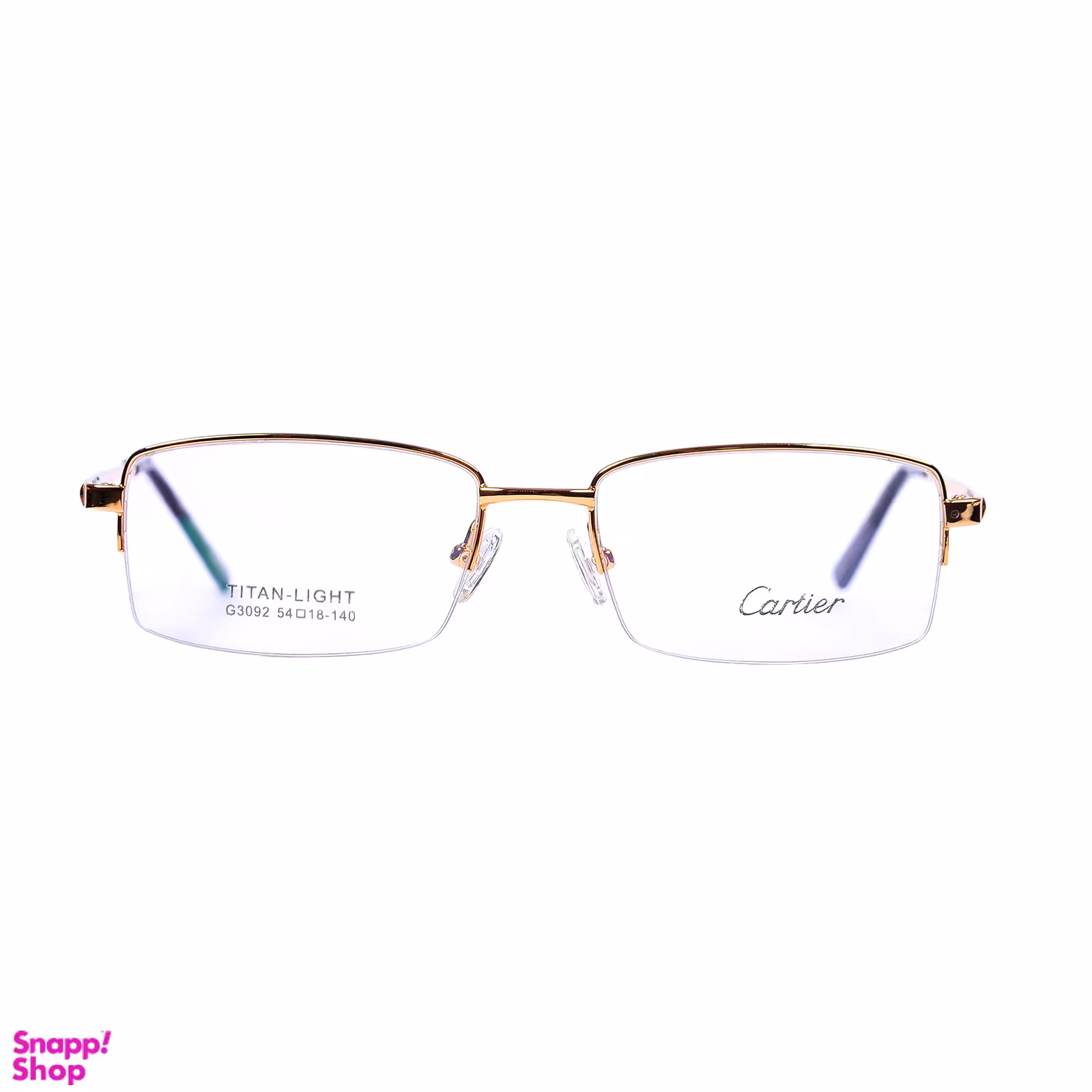 فریم عینک طبی مردانه مدل 3092 رنگ طلایی