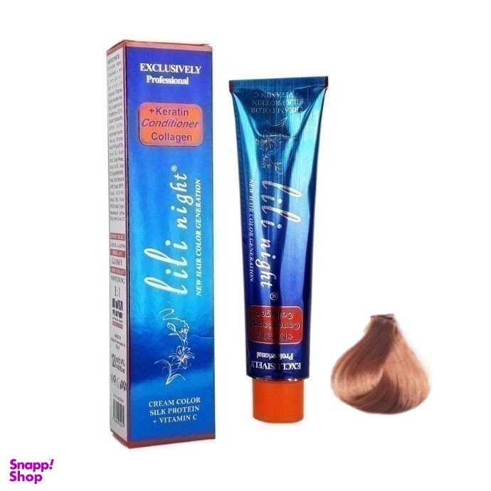 رنگ مو لی لی نایت (Lili Night) شماره 502 رنگ بنفش شارلوت حجم 120 میلی‌لیتر
