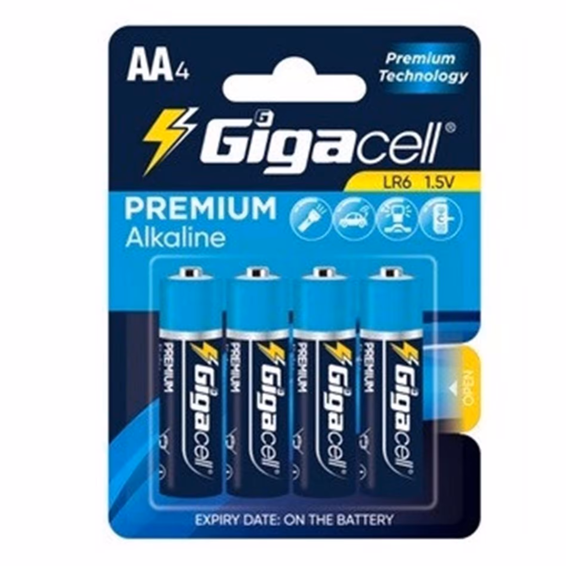 باتری قلمی  گیگاسل مدل Premium Alkaline بسته 4 عددی