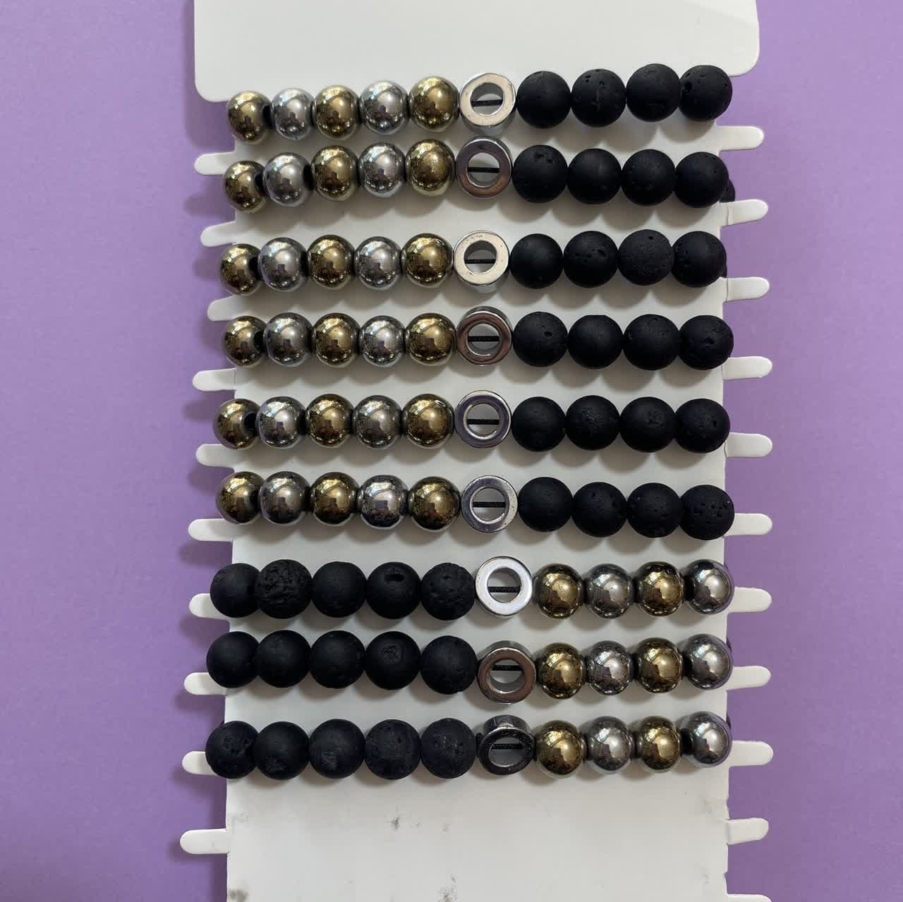 دستبند سنگ لاوا