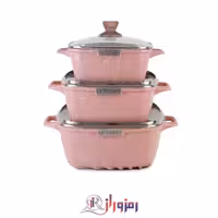 سرویس قابلمه 6 پارچه مربعی گرانیت لایف اسمایل مدل SPF-6