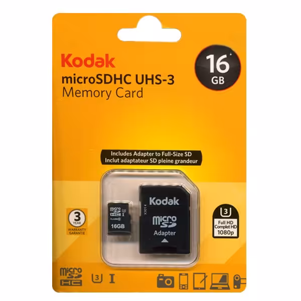 کارت حافظه کداک با ظرفیت 16 گیگابایت