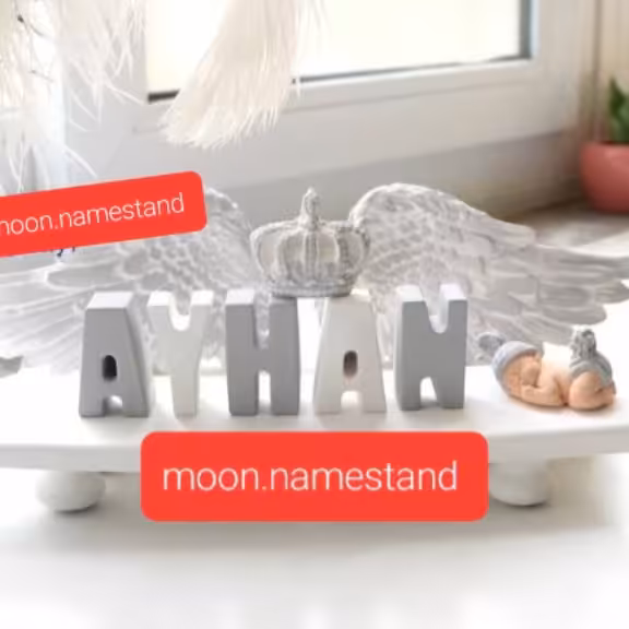 استند اسم،اسم زوج وگیفت هاو...به سلیقه مشتری 