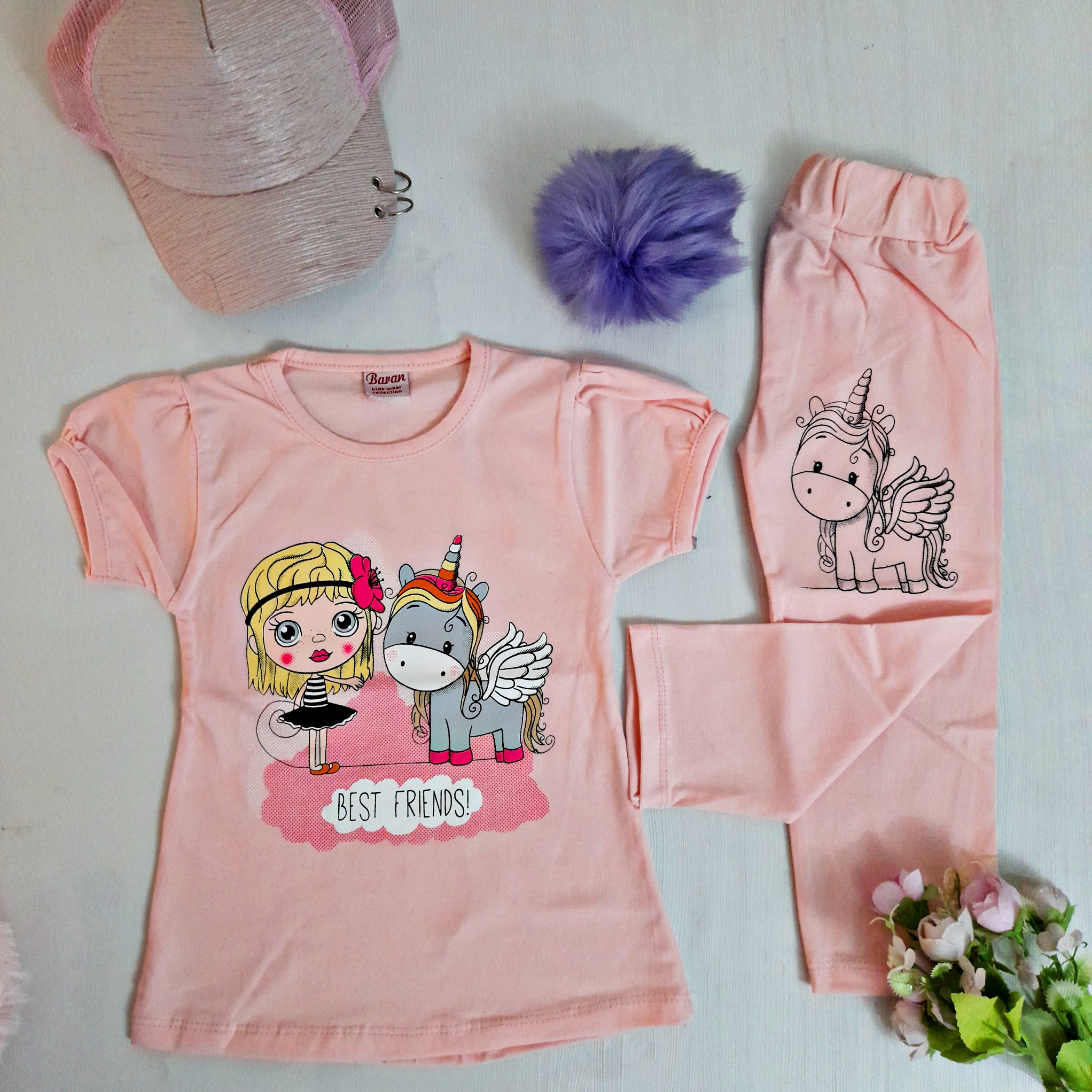 تیشرت و شلوار دخترانه سایز 35 تا 45