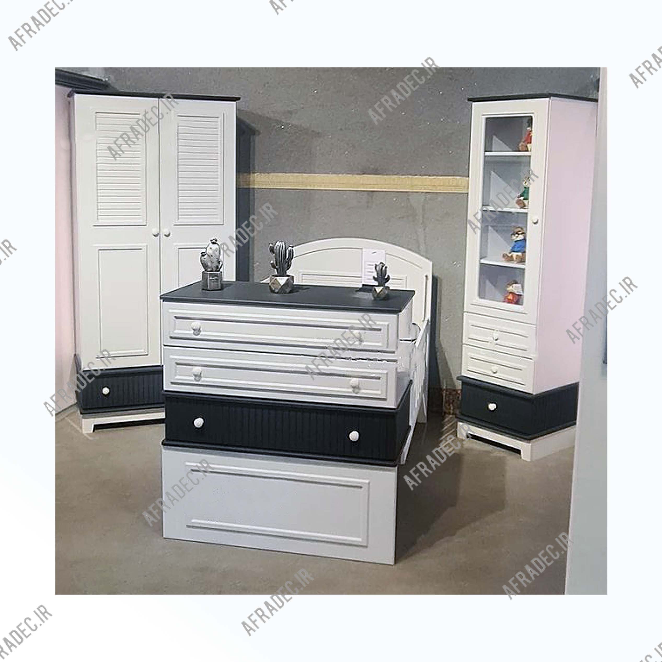 سرویس خواب نوزاد به نوجوان مدل فانزی بدون ویترین