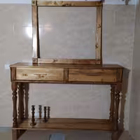 کنسول چوبی طول 1.2 متر  عرض 30 سانت ارتفاع 85