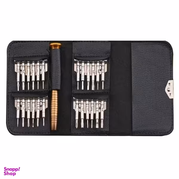 مجموعه 25 عددی پیچ گوشتی ساعتی مدل HS25