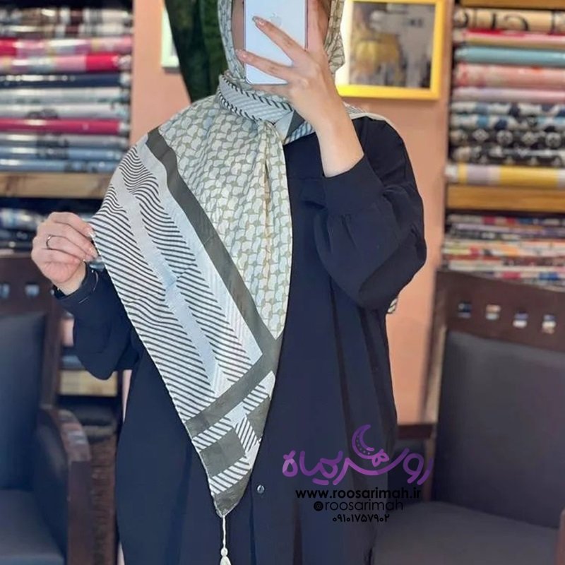 روسری طرح چفیه دلبر. ترند و همه جاپوش. خوش ایست ومناسب چهار فصل سال.