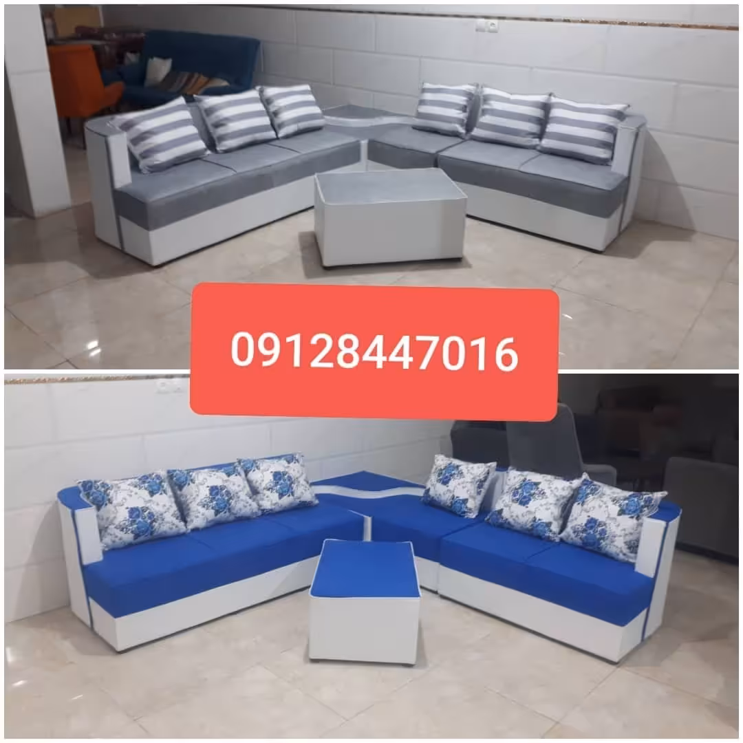 016تولیدی مبلمان ال 6 نفره 7 نفره انتخاب رنگ به دل خواه مشتری