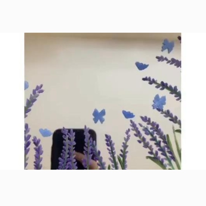 نقاشی روی آینه