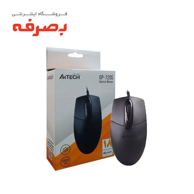 ماوس بدون صدا ای فورتک مدل OP-720S