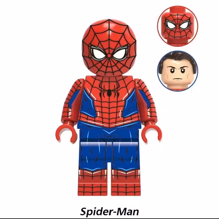 لگو اسپایدرمن با دو مدل ماسک و چهره مخصوص مدل xh1856