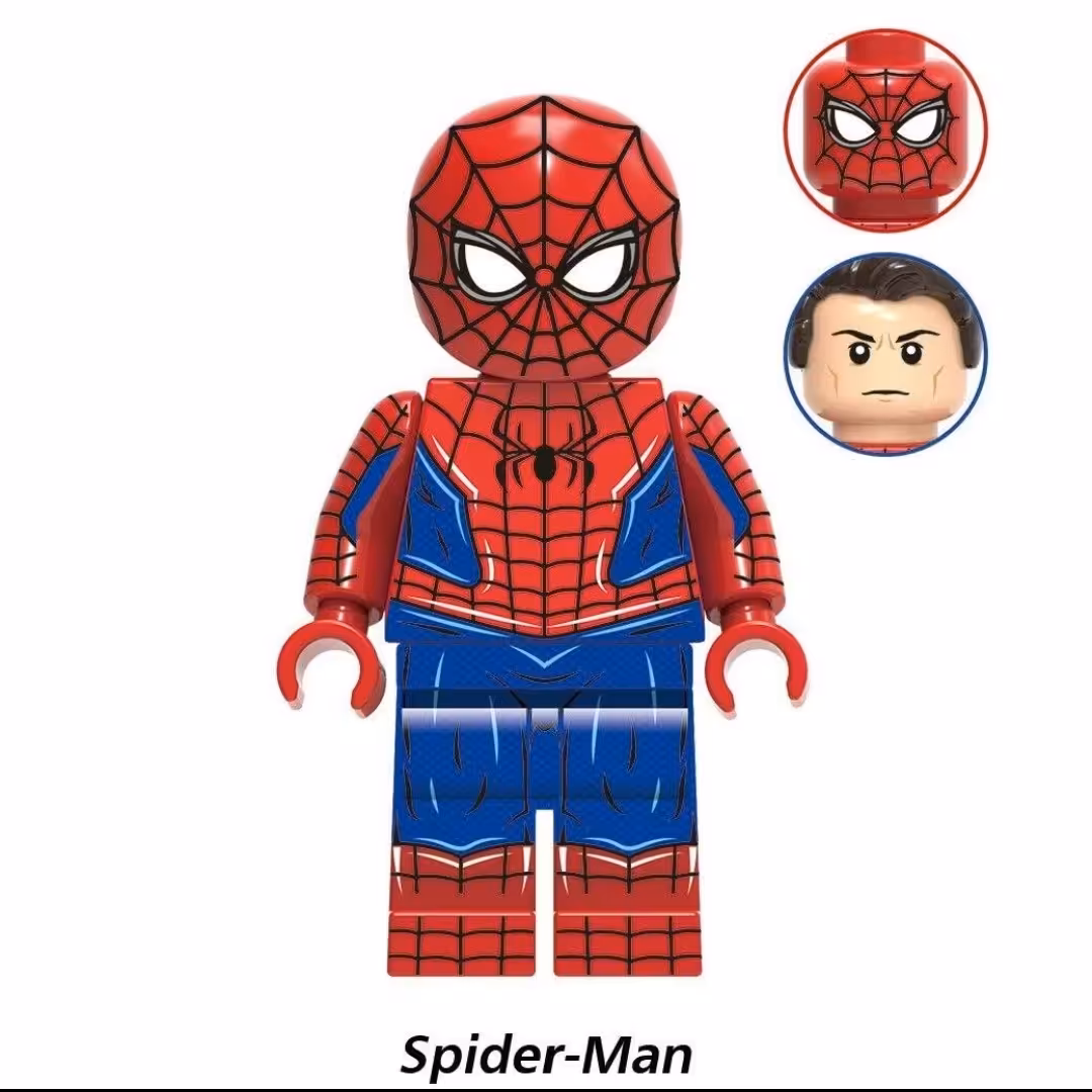 لگو اسپایدرمن با دو مدل ماسک و چهره مخصوص مدل xh1856