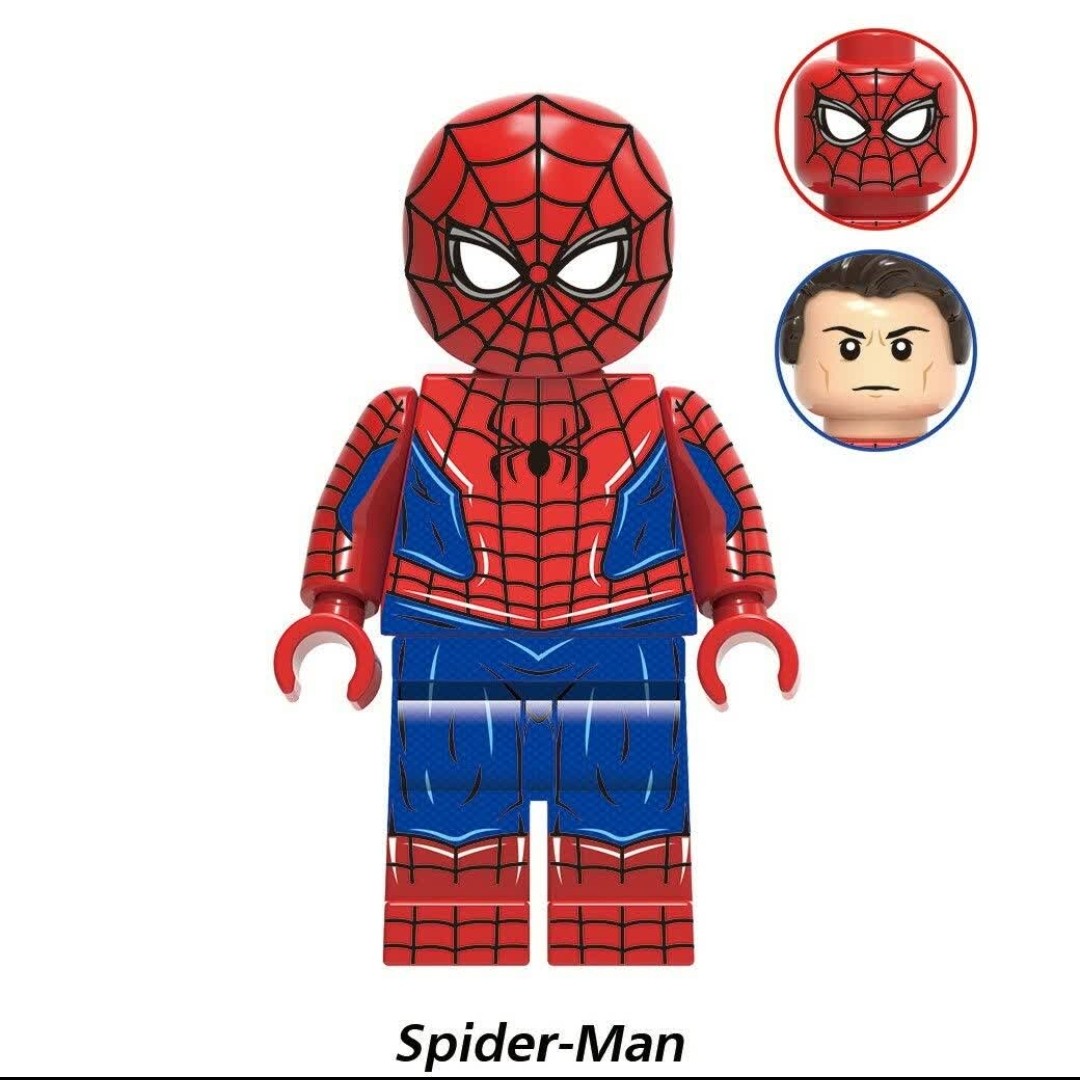 لگو اسپایدرمن با دو مدل ماسک و چهره مخصوص مدل xh1856