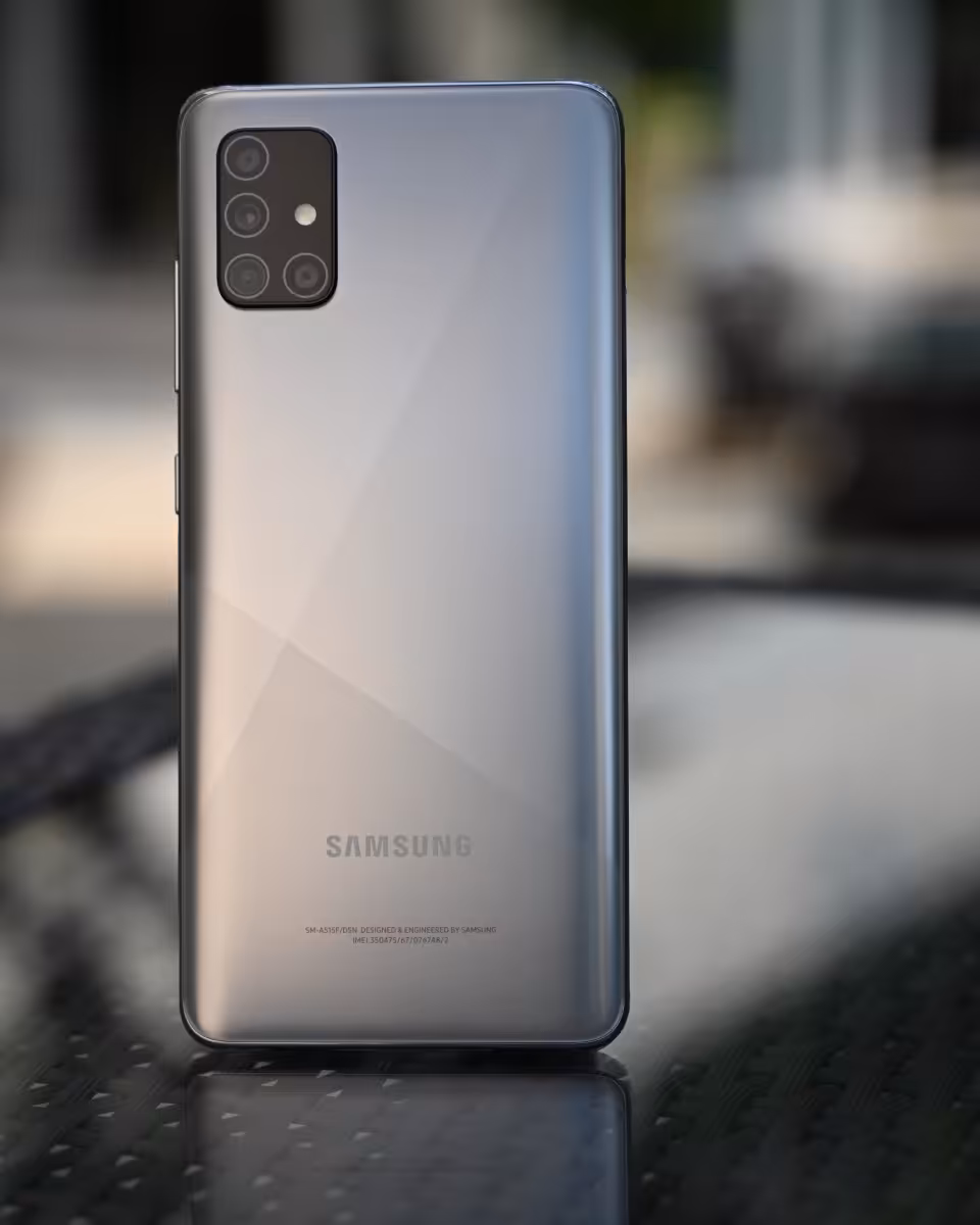 سامسونگ گلکسی A51 ظرفیت 128 گیگ- 6 گیگ رم (نقره ای)-Samsung Galaxy A51 128GB (Silver) به همراه گلس