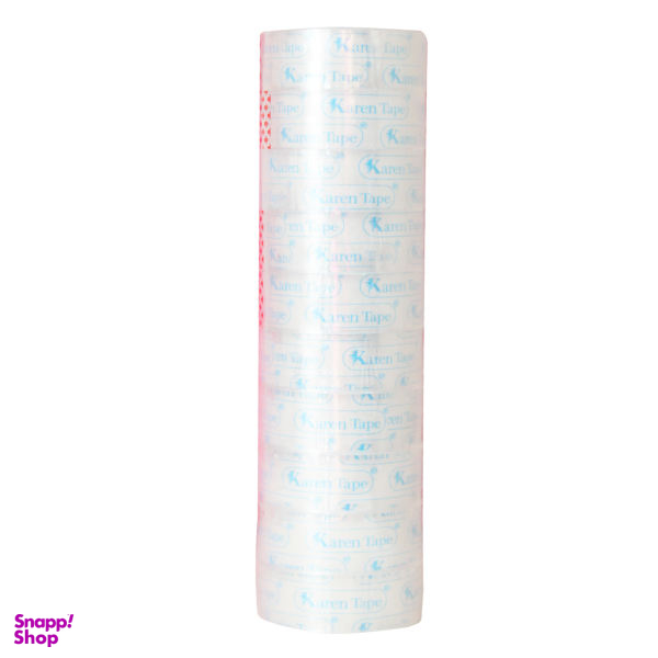 چسب نواری کارن crystal clear کد13647 عرض 1.8 سانتی متر بسته 10 عددی
