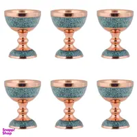 ست هفت سین سنگاب فیروزه کوبی آقاجانی مدل F005 کد 1 مجموعه 6 عددی
