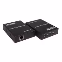 افزایش دهنده  طول HDMI بر روی کابل شبکه کی نت مدل K-EXHD0200 تا 200 متر