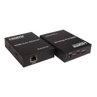 افزایش دهنده  طول HDMI بر روی کابل شبکه کی نت مدل K-EXHD0200 تا 200 متر