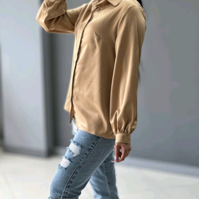 شومیز ساتن انگلیسی مدل دلارا