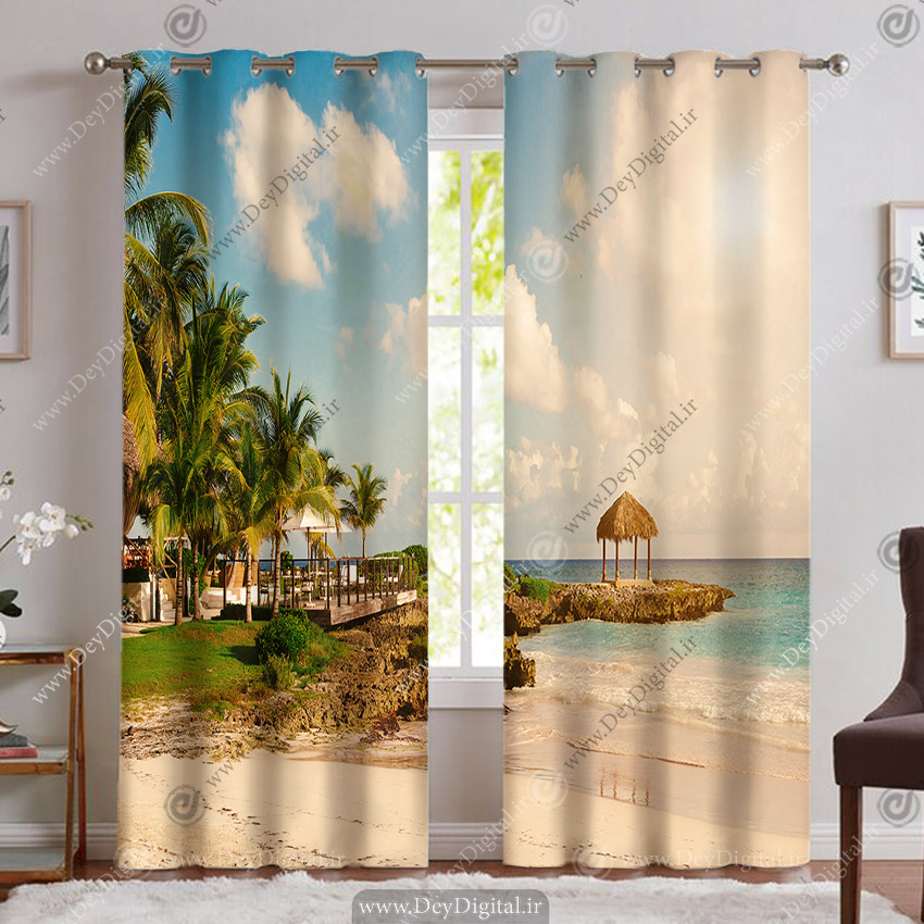 خرید پرده سه بعدی طرح طبیعت PK-5446