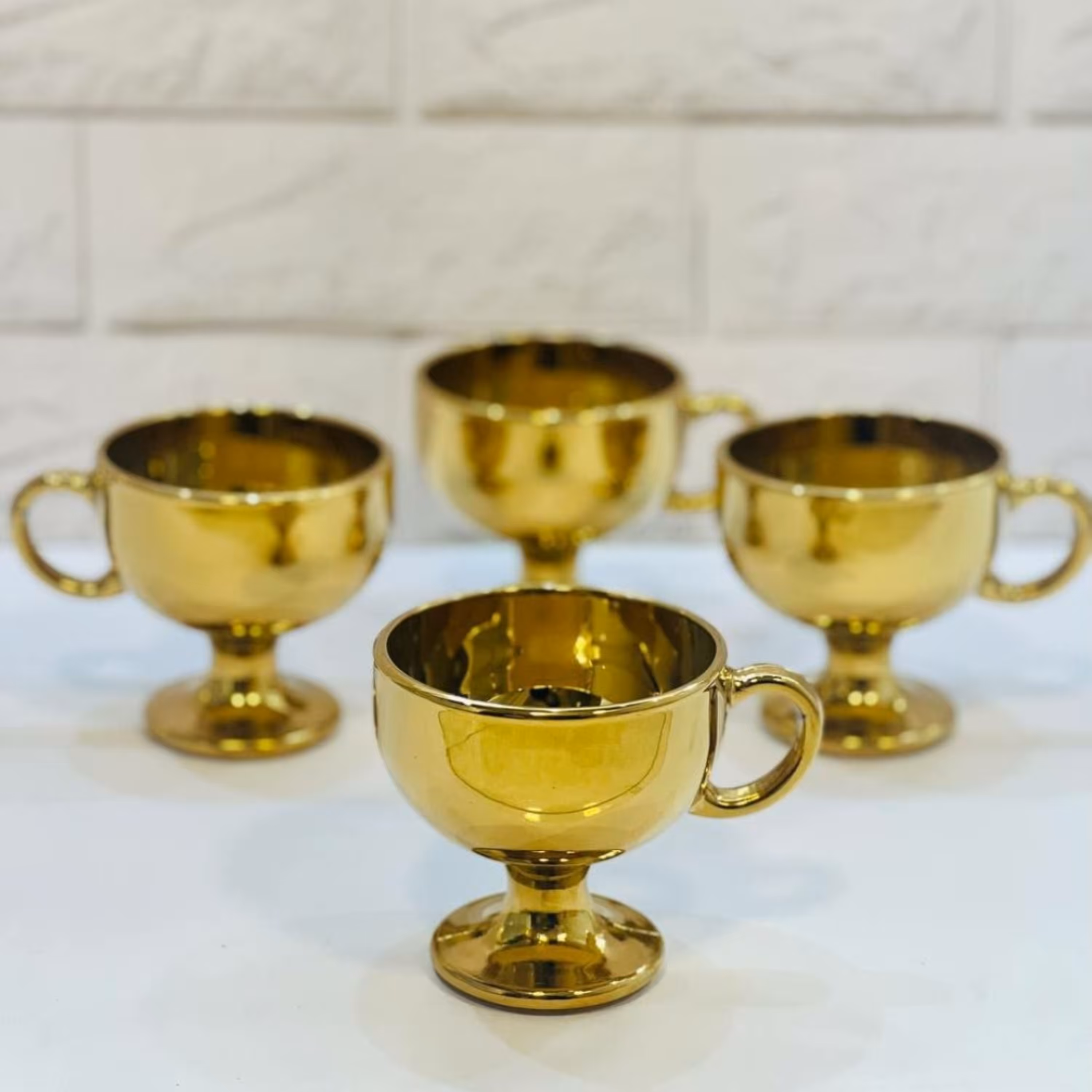 بستنی خوری  طلایی  (4عدد عمده)