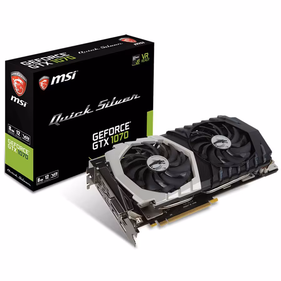 کارت گرافیک ام اس آی مدل جی تی ایکس 1070 کوئیک سیلور او سی با ظرفیت 8 گیگابایت