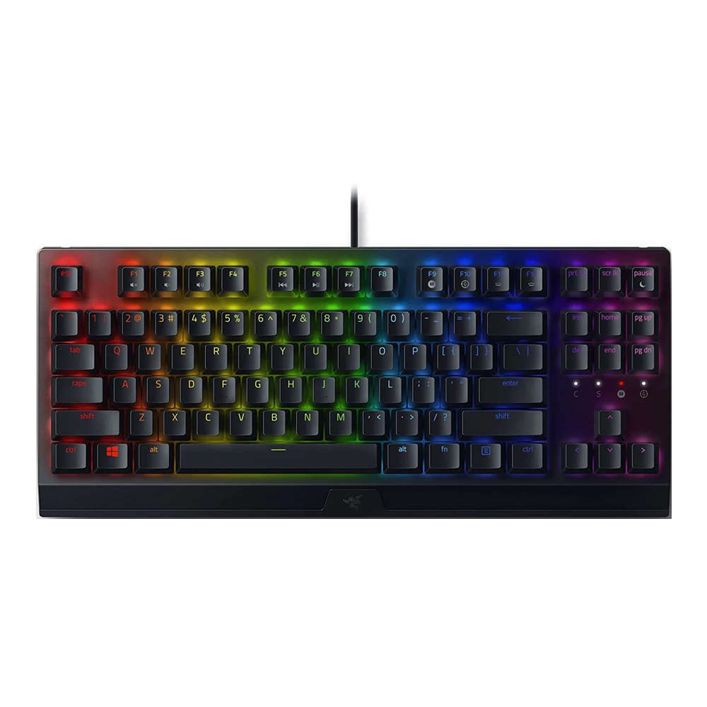 کیبورد مکانیکال گیمینگ ریزر Razer Blackwidow V3 TKL Yellow Switch