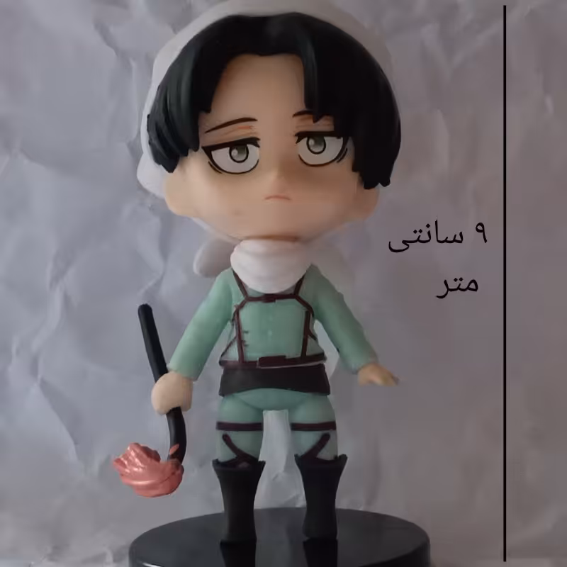 اکشن فیگور لیوای 2 انیمه حمله به تایتان 9 سانتی Attack On Titan 