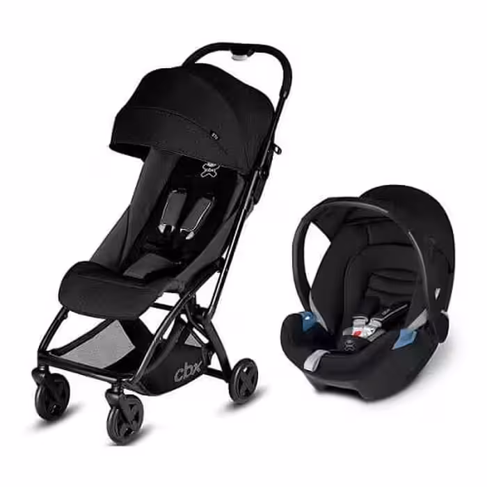 قیمت و خرید سرویس کالسکه cbx مدل etu با کریر aton مشکی | بدو نی نی