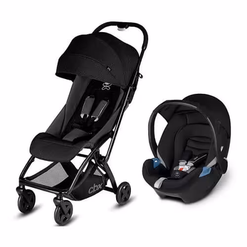 قیمت و خرید سرویس کالسکه cbx مدل etu با کریر aton مشکی | بدو نی نی