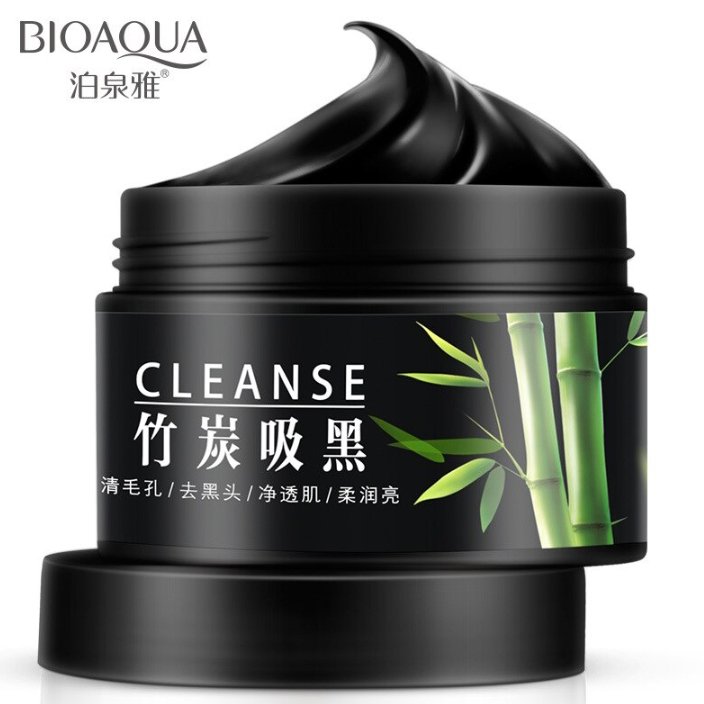 ماسک زغال فعال و بامبو بیواکواBIOAQUA