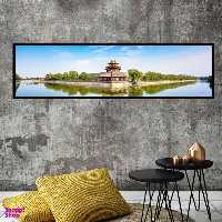 تابلو بکلیت طرح معماری آسیای شرقی مدل کشیده B-7580