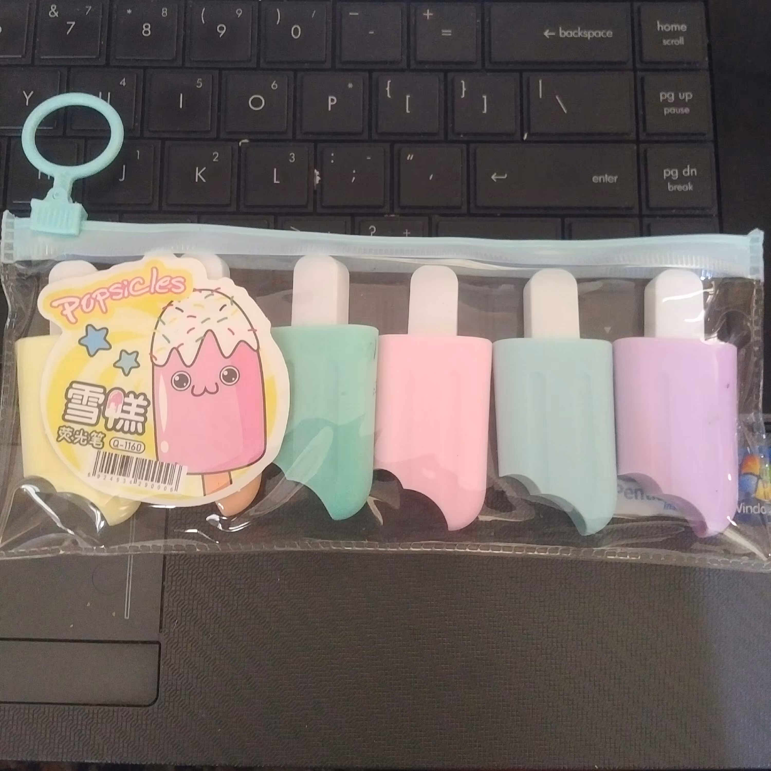 ماژیک طرح چوب بستنی بسته 6 عددی 