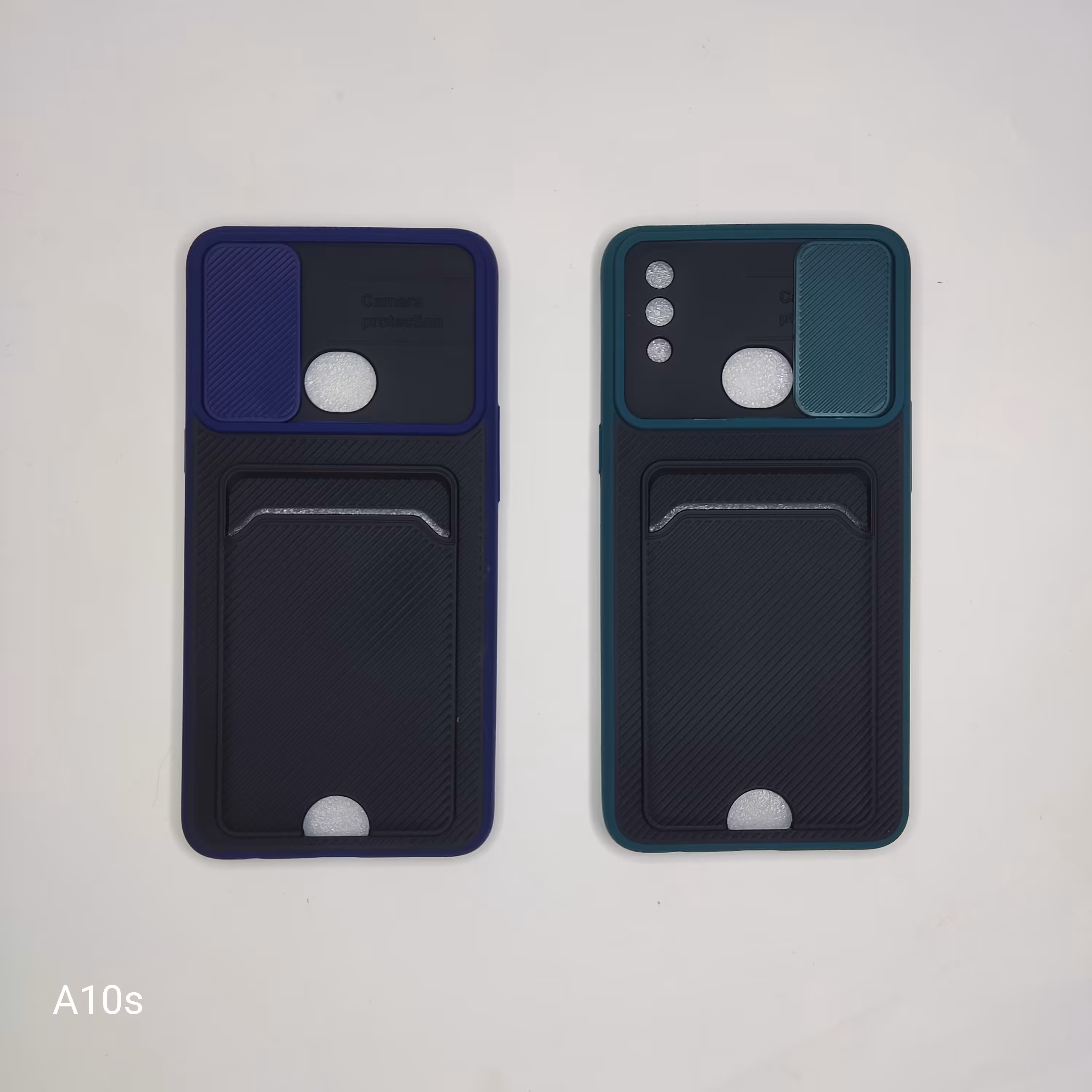 کاور گوشی A10s سامسونگ، فیبرکربنی اورجینال،‌ دارای محافظ لنز کشویی