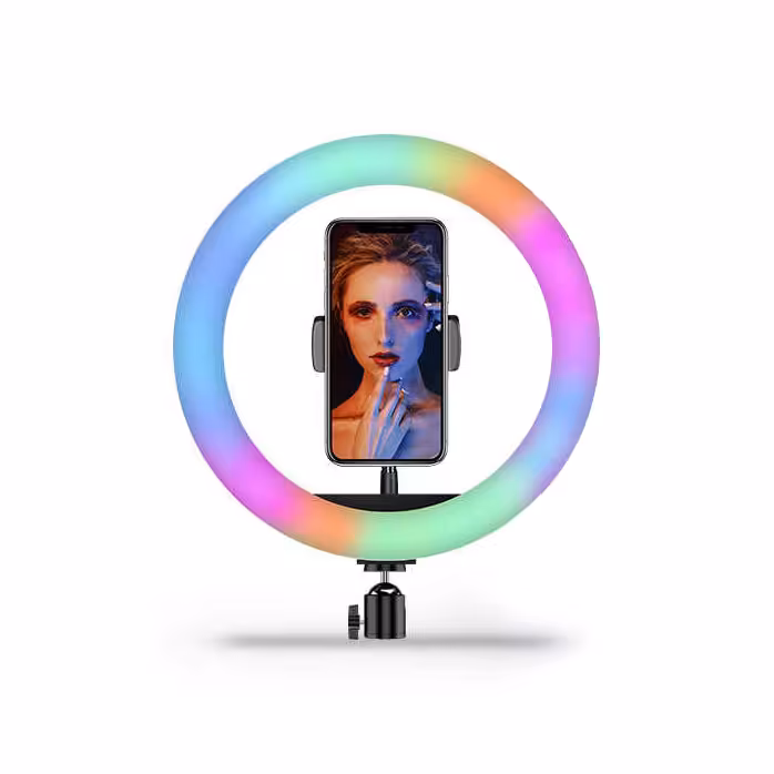رينگ لايت RGB مدل MJ26 (سایز 10 اینچ)