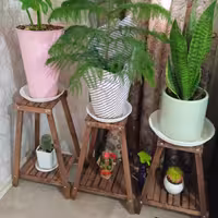  استندگل چهارپایه گلدان ست سه عدد