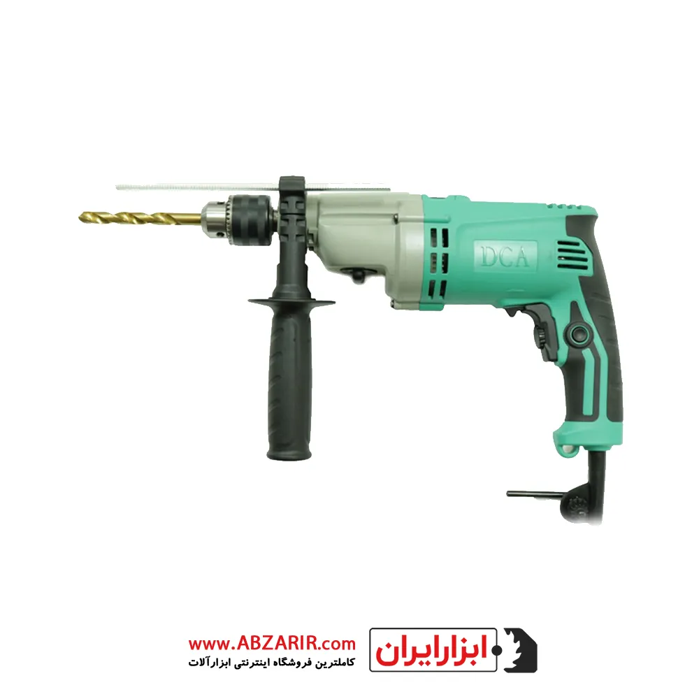 دریل 13 میلیمتر چکشی گیربکسی دی سی ای مدل AZJ20