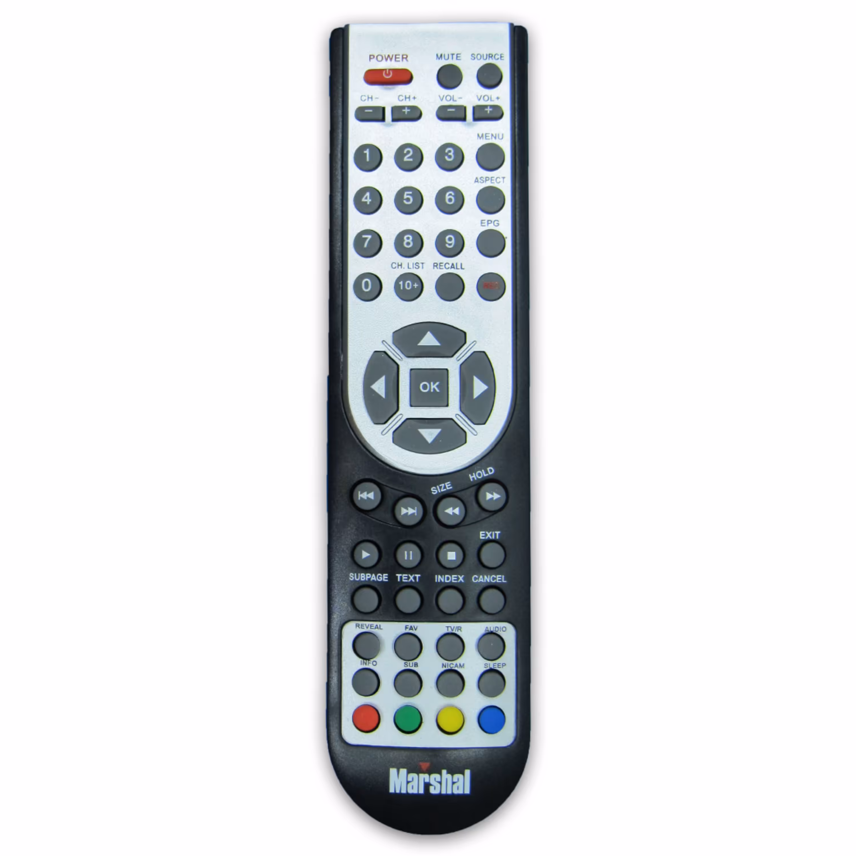 کنترل تلویزیون ال ای دی LED مارشال طرح X95