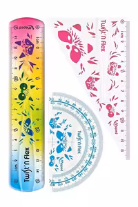 ست 3 تکه خط کش 15 سانت مینی کیوت