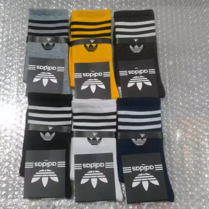 کد621 - جوراب ساق بلند ادیداس . Adidas . جوراب ساق بلند ورزشی . جوراب ساق بلند اسپرت . 