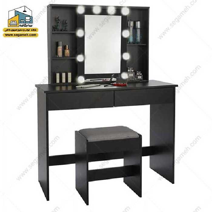 میز آرایش لامپ دار کد DMP140 - فروشگاه سه گامه