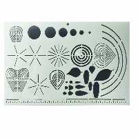 شابلون گلدوزی طرح اشکال هندسی (با ظرافت و اشکال متنوع)