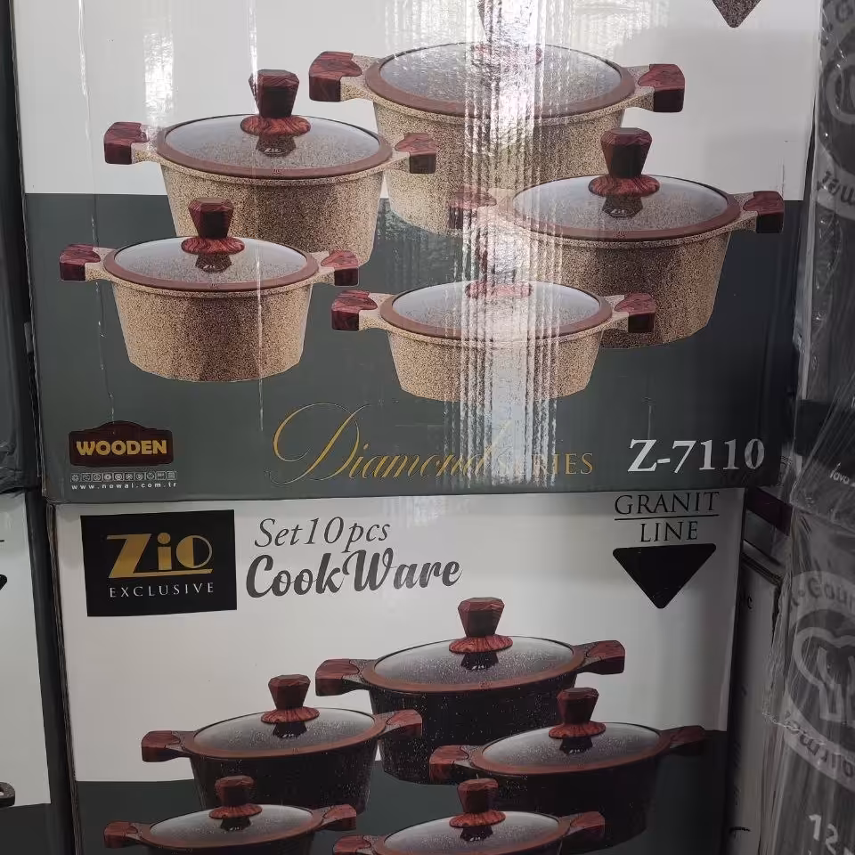 سرویس قابلمه10پارچه مارک زیو اصل مدلZ7110